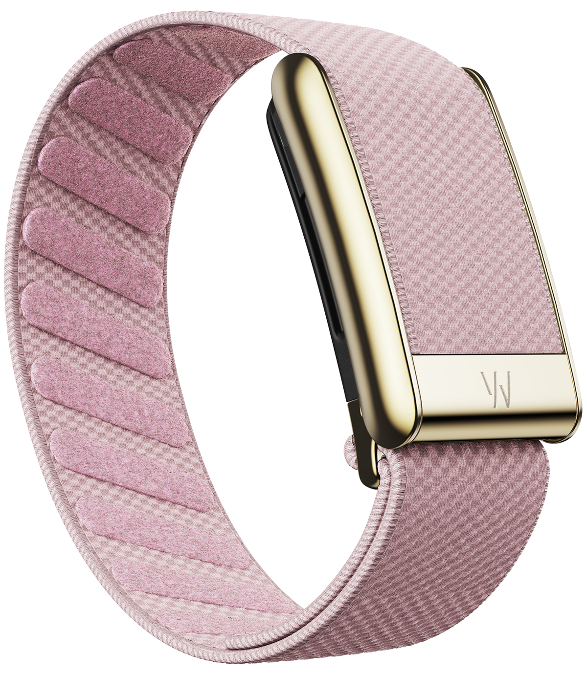 Whoop 5.0 SuperKnit Luxe Band - Blush with Gold