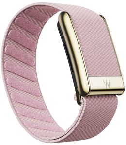 Whoop 5.0 SuperKnit Luxe Band - Blush with Gold