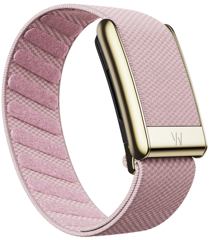 Whoop 5.0 SuperKnit Luxe Band - Blush with Gold