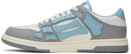 AMIRI Women Blue & White Varsity Skel Top Low Sneakers