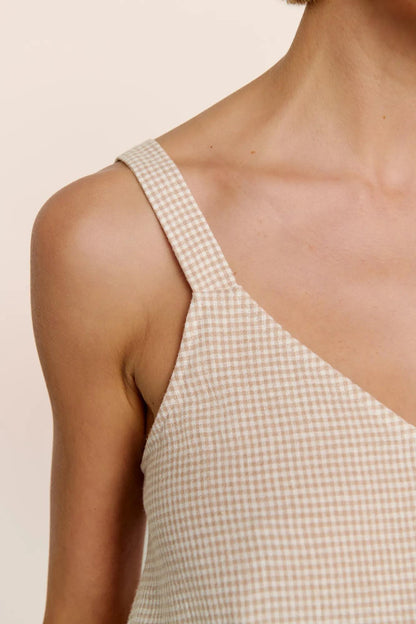 Linen Blend V Neck Cami