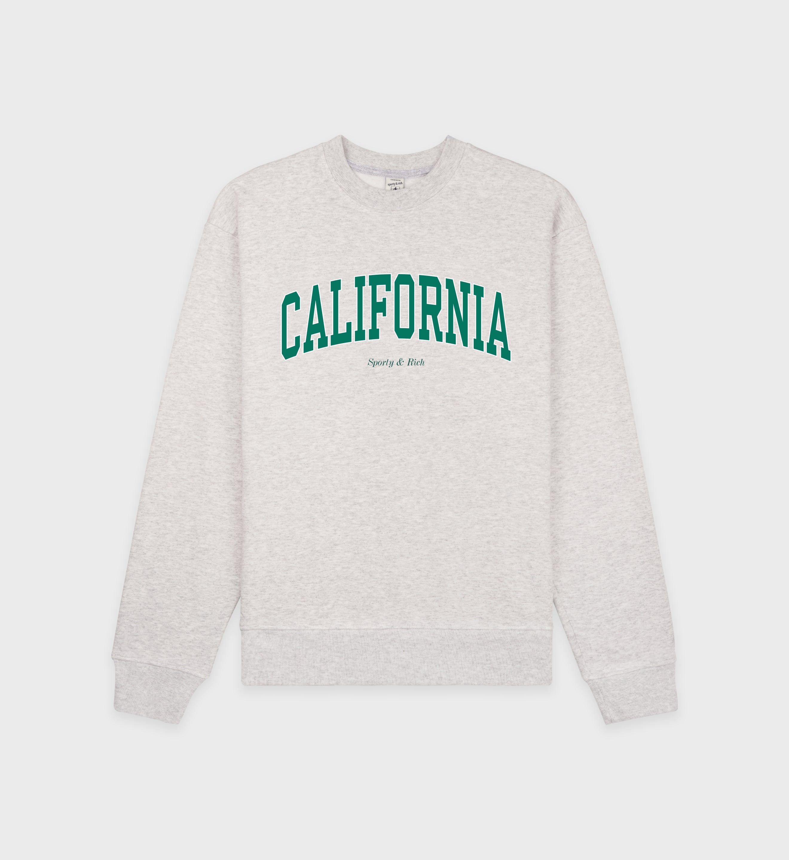 California Crewneck - Heather Gray/Alpine