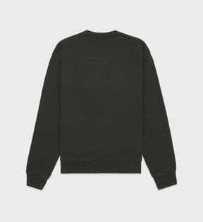California Emblem Crewneck - Faded Black/White