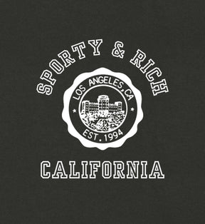 California Emblem Crewneck - Faded Black/White