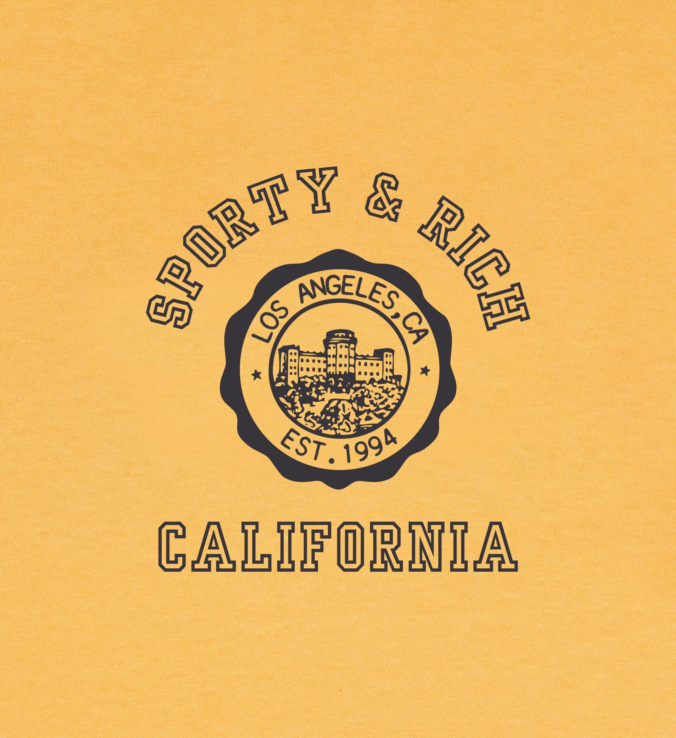 California Emblem Crewneck - Faded Gold