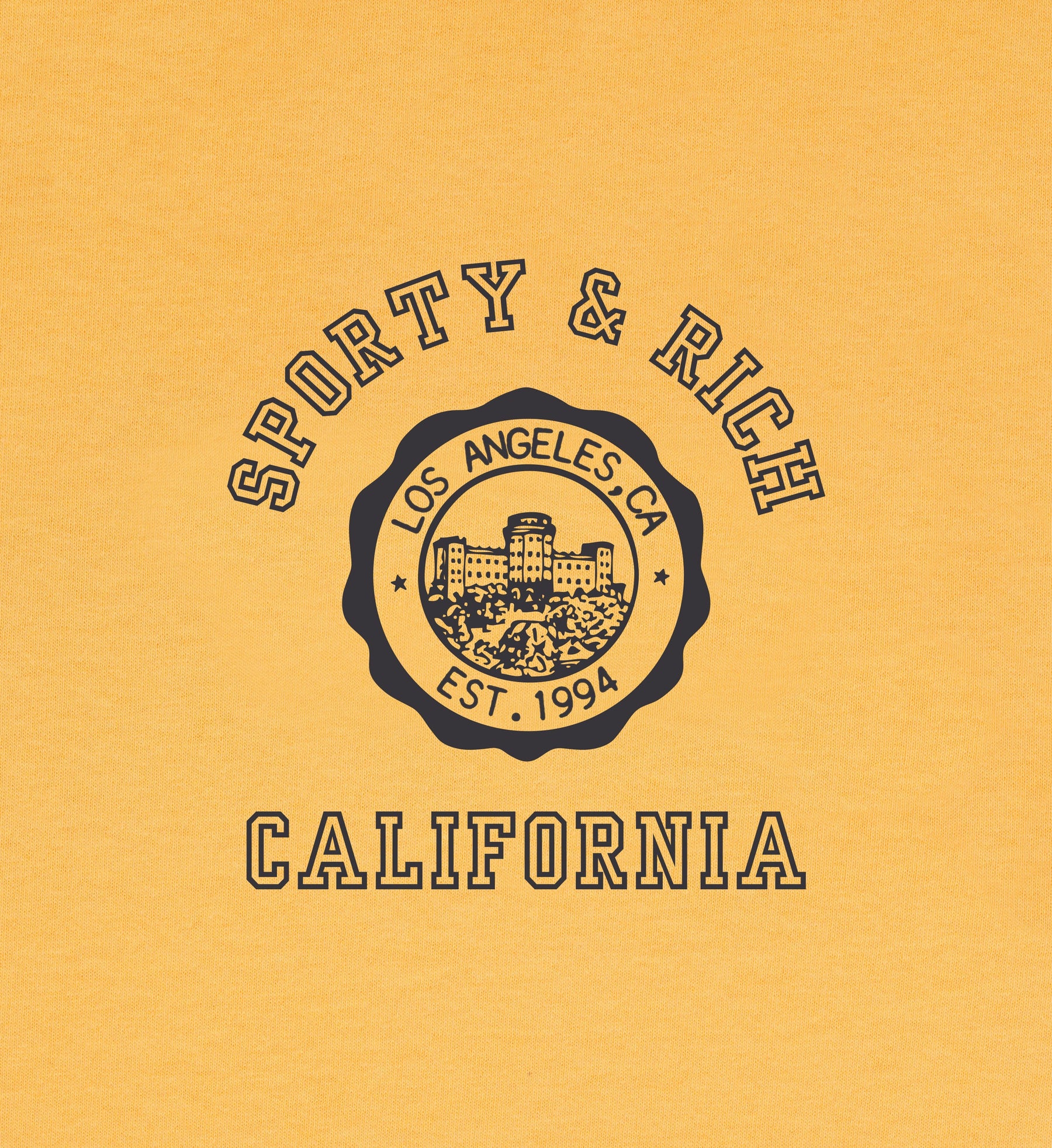 California Emblem Crewneck - Faded Gold