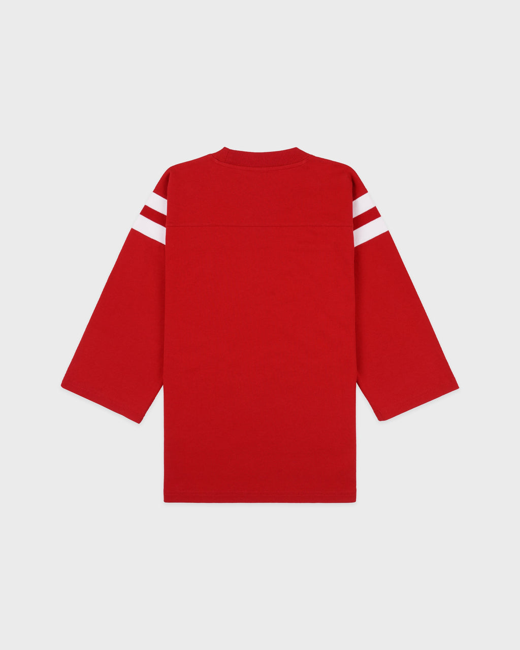 California Emblem Long Football Tee - Ruby/White