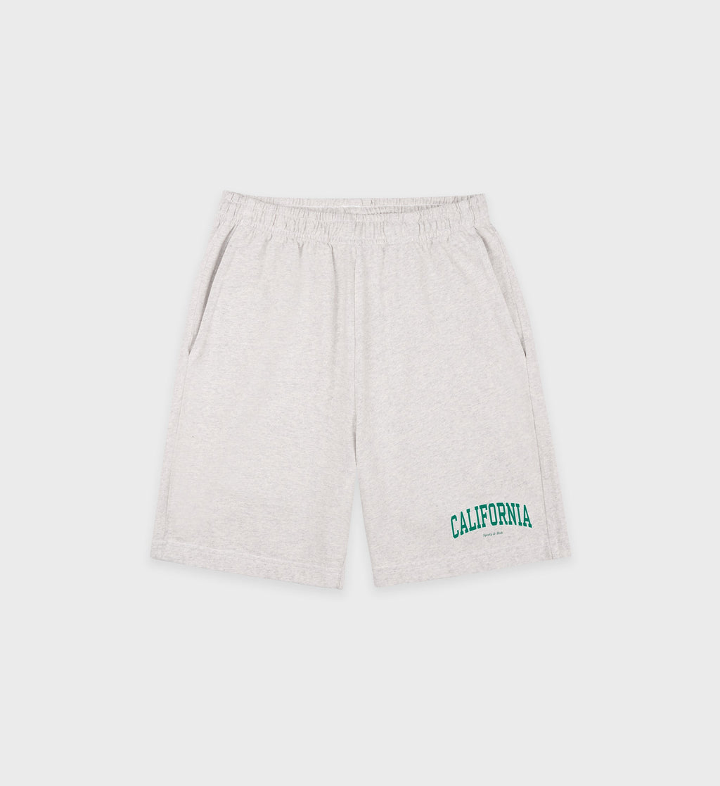 California Gym Short - Heather Gray/Alpine