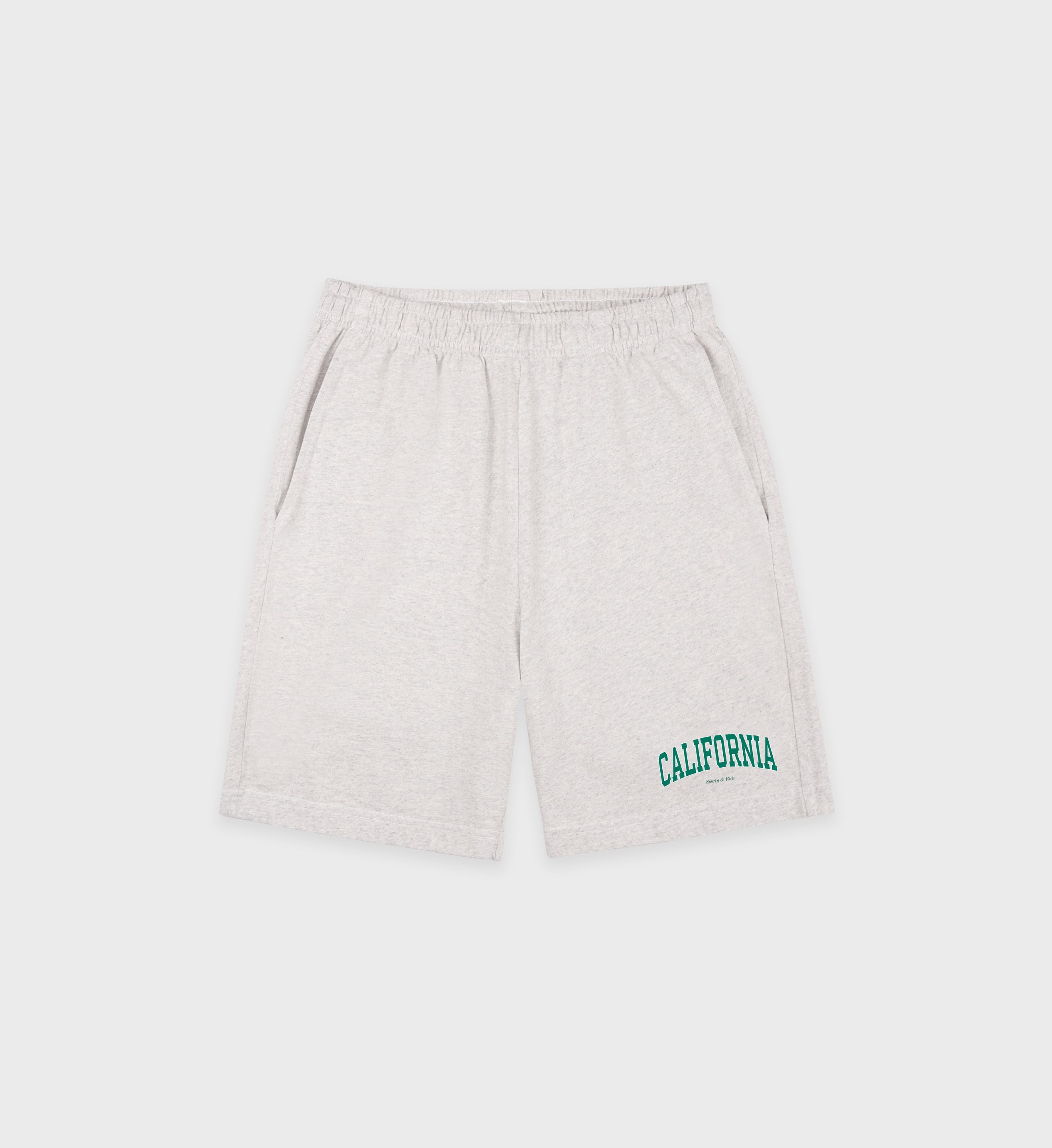 California Gym Short - Heather Gray/Alpine