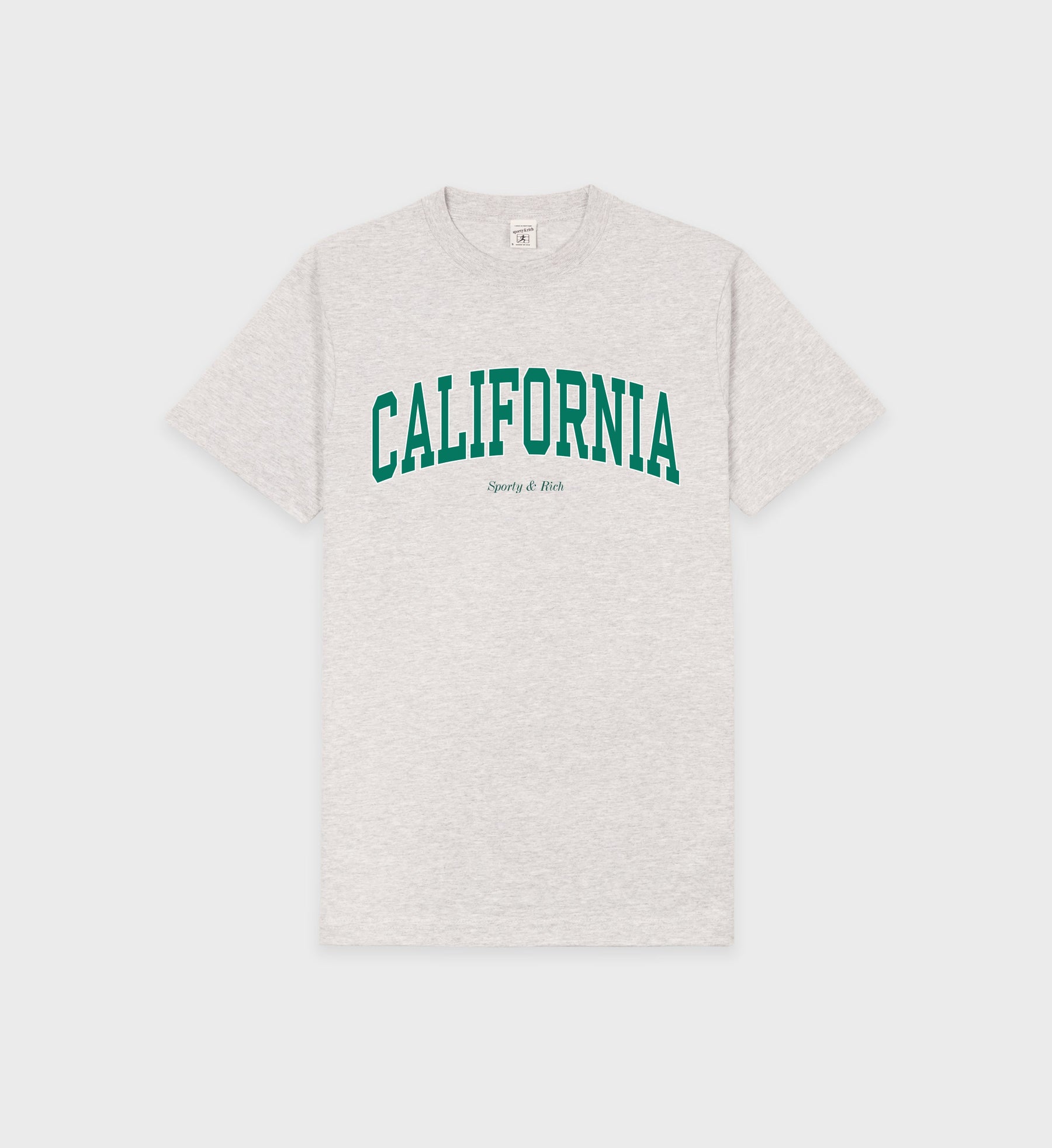 California T-Shirt - Heather Gray/Alpine