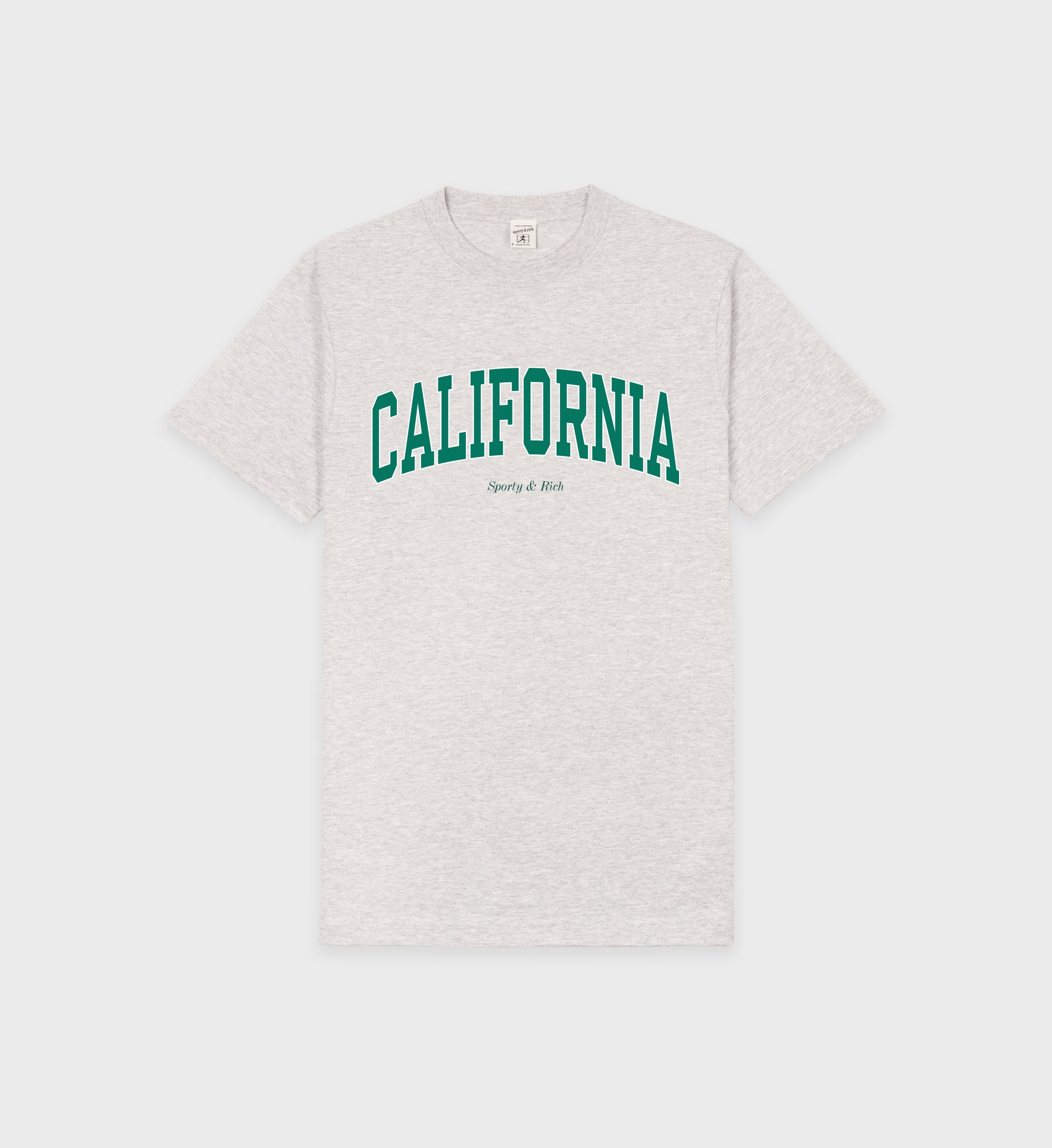 California T-Shirt - Heather Gray/Alpine
