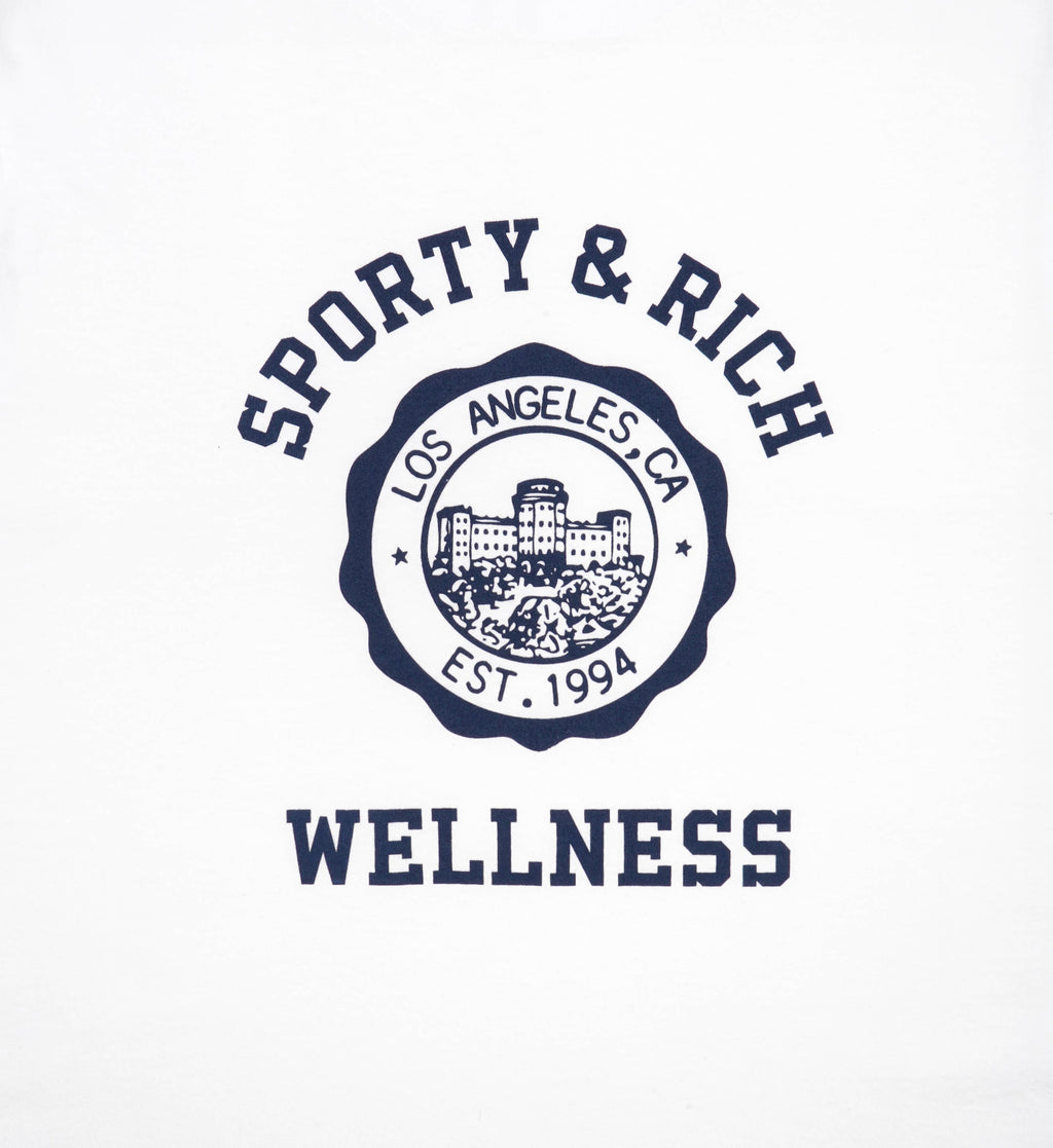 California Emblem Soft Baseball Tee - White/Navy