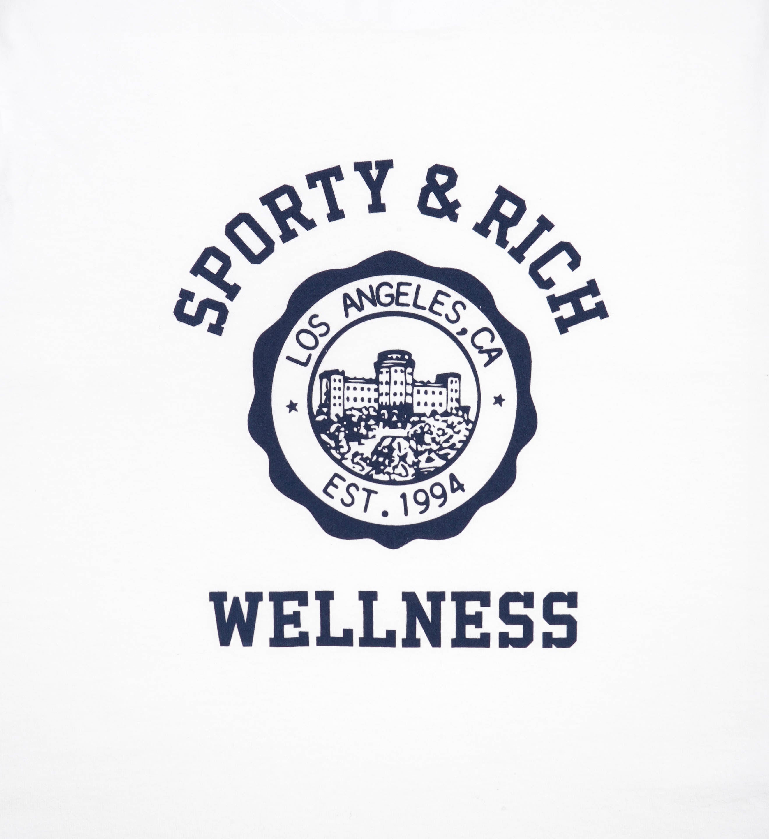 California Emblem Soft Baseball Tee - White/Navy