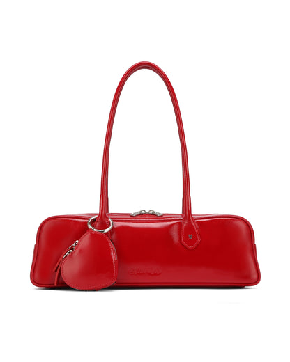 Candy Red Crinkle Patent Leather