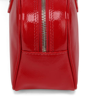 Candy Red Crinkle Patent Leather