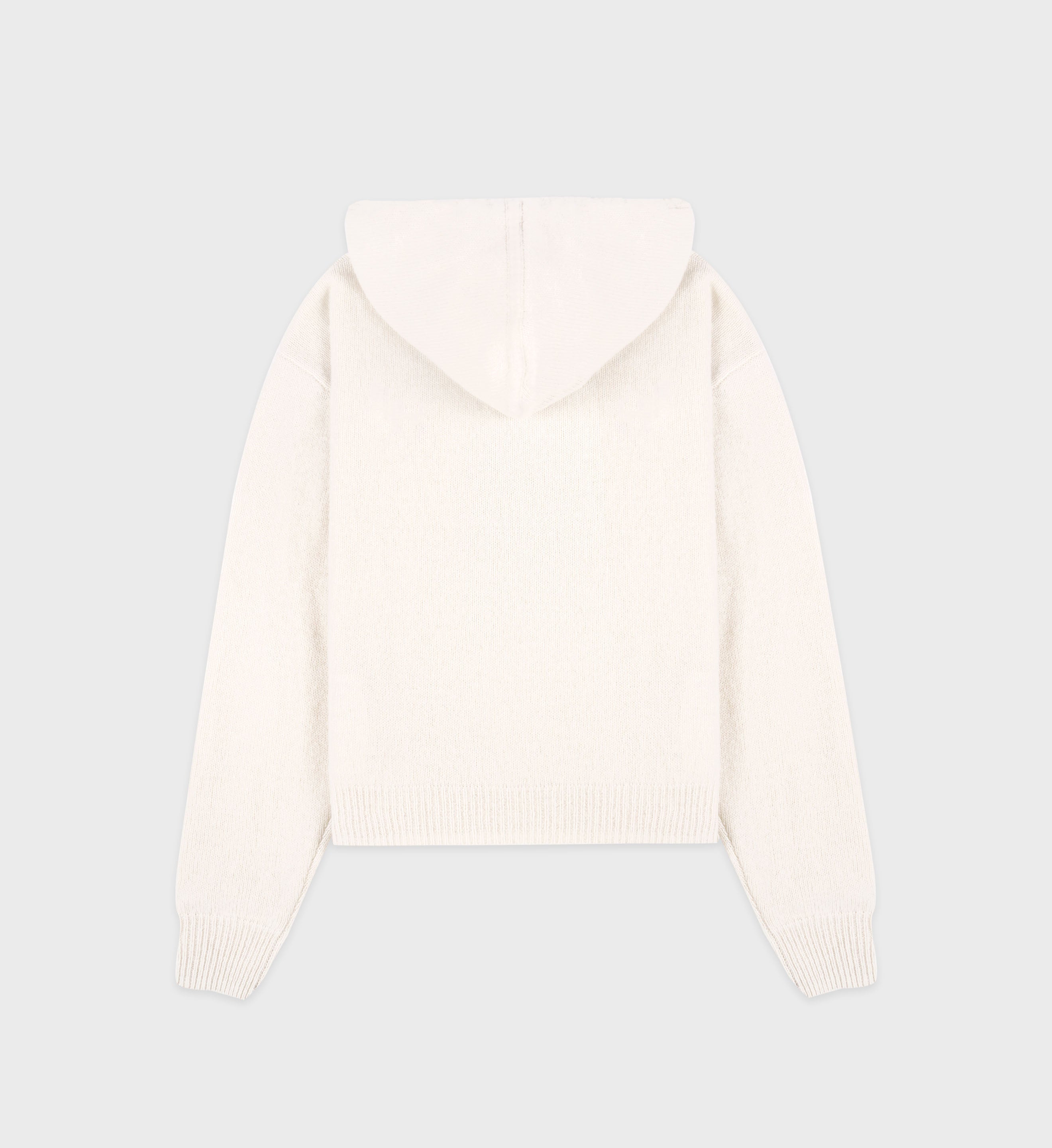 The Carlyle Crest Cashmere Hoodie - Cream/Forest