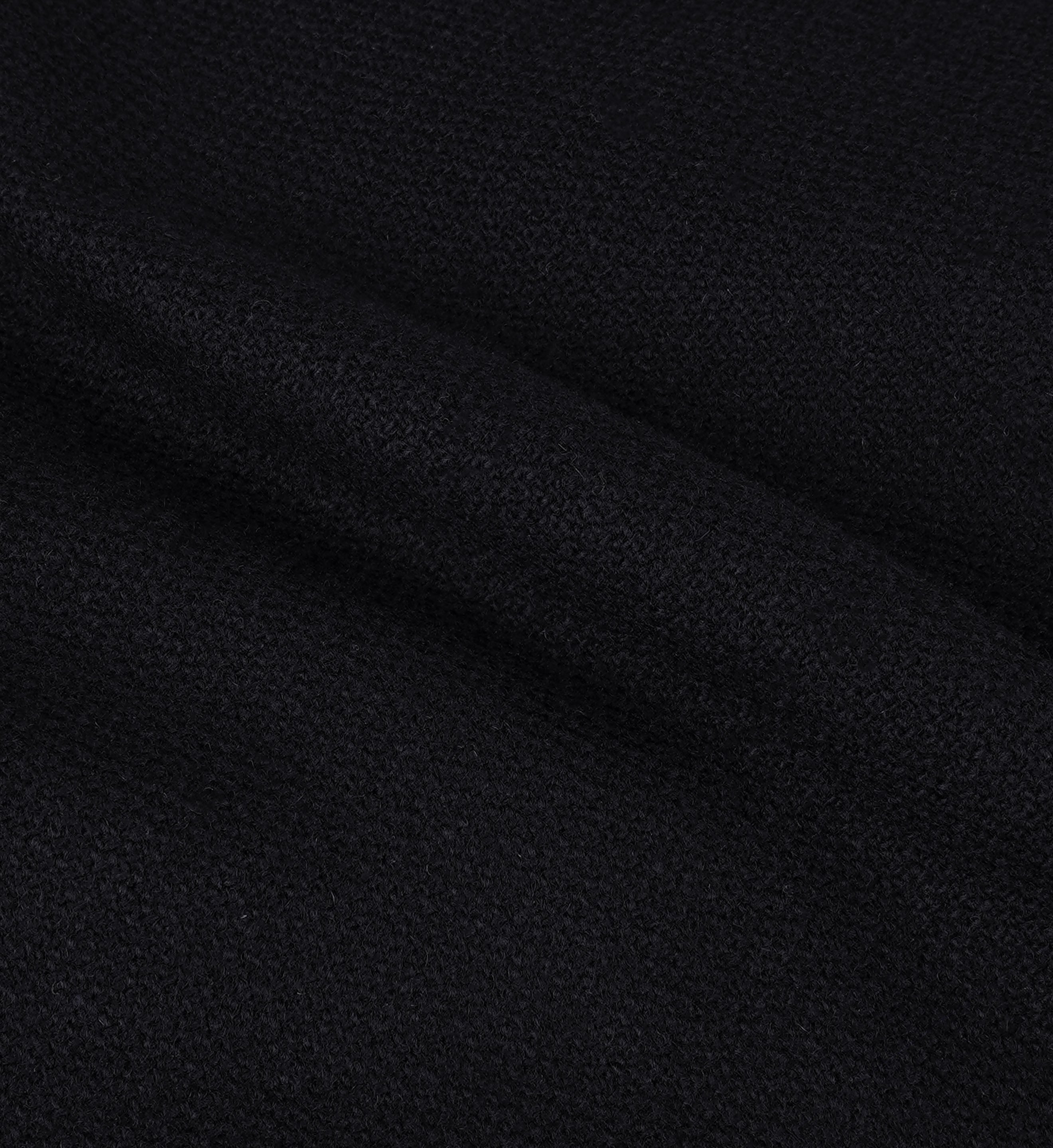 The Carlyle Crest Wool Varsity Jacket - Black/White