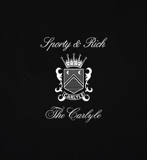 The Carlyle Crest T-Shirt - Black/White