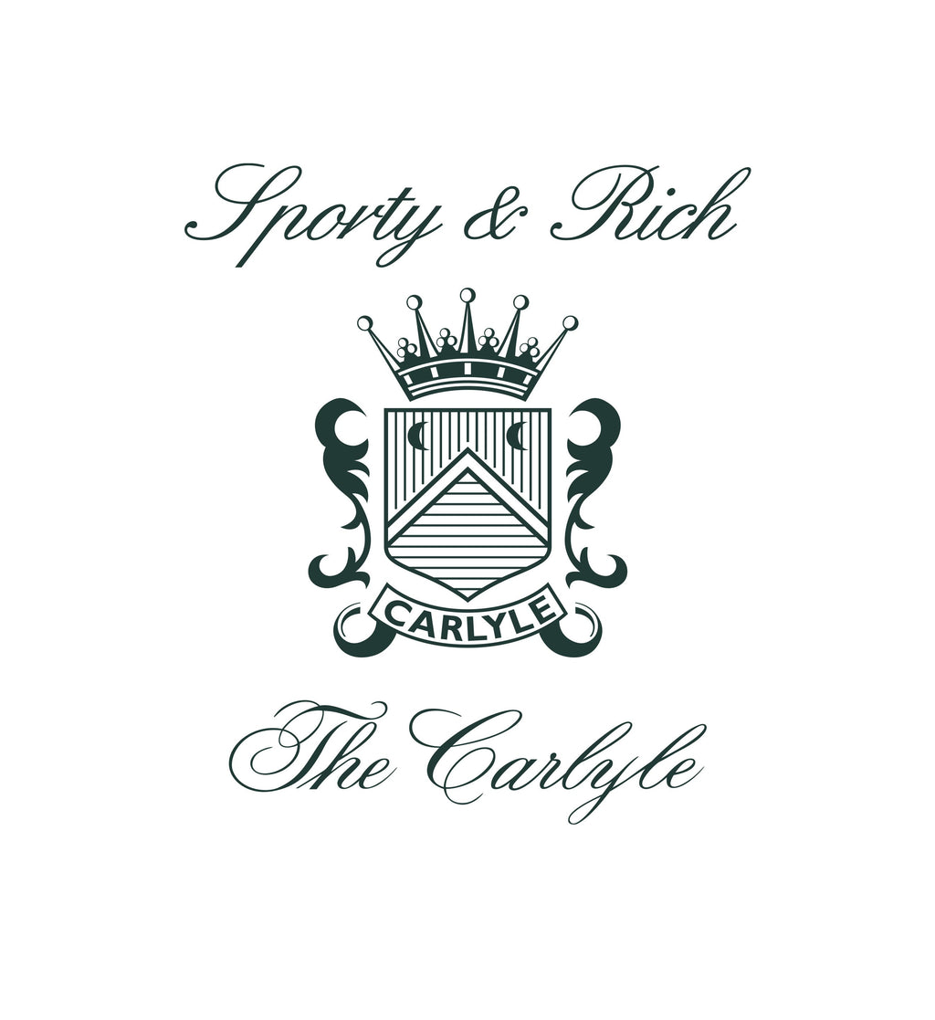 The Carlyle Crest T-Shirt - White/Forest