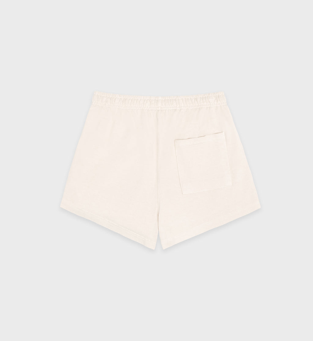 The Carlyle Script Disco Short - Cream/Forest