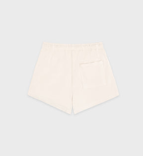 The Carlyle Script Disco Short - Cream/Forest