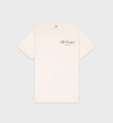 The Carlyle Souvenir T-Shirt - Cream/Forest
