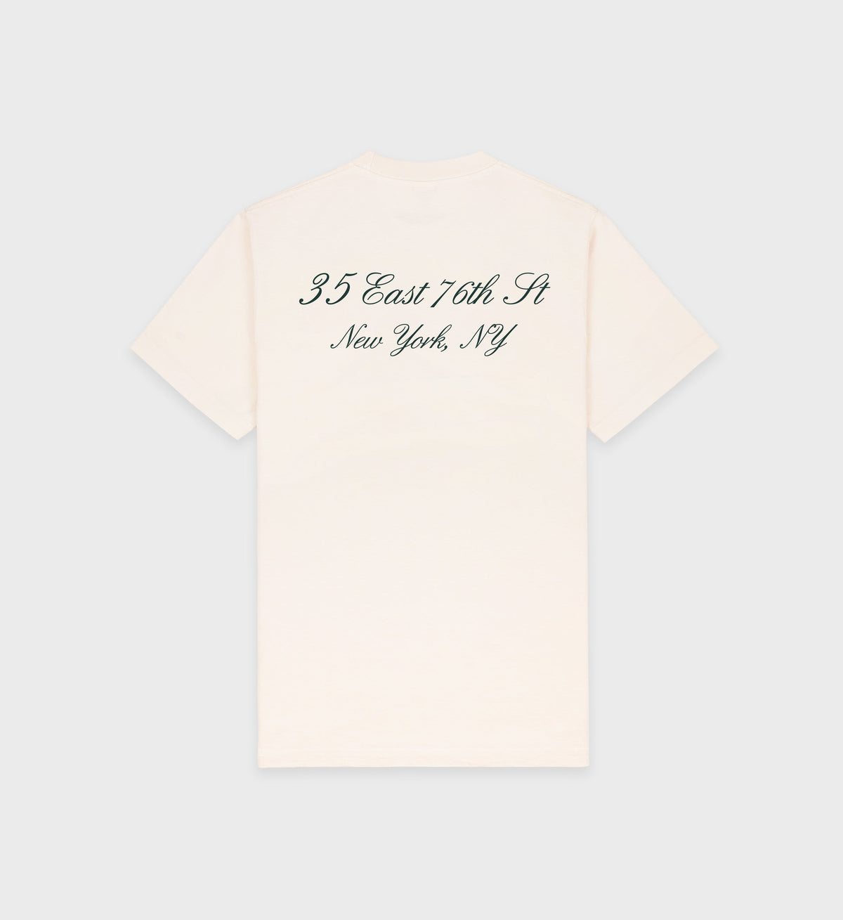 The Carlyle Souvenir T-Shirt - Cream/Forest
