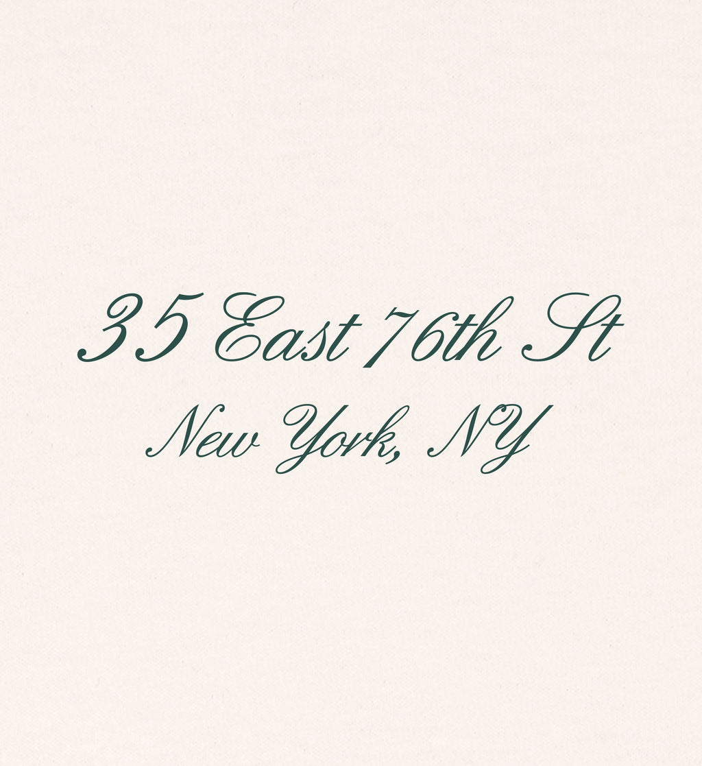 The Carlyle Souvenir T-Shirt - Cream/Forest