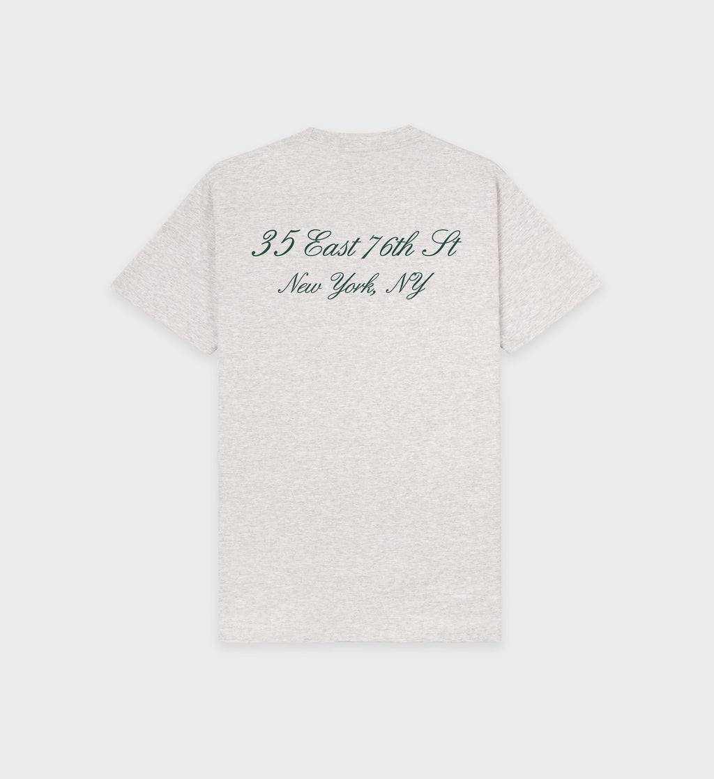 The Carlyle Souvenir T-Shirt - Heather Gray/Forest