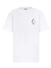DIOR CD DIAMOND LOGO TEE WHITE