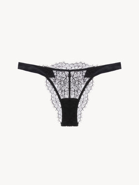 Brazilian Brief in Black lace
