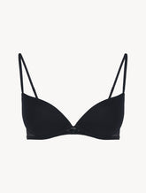 Push-up Bra in black stretch tulle