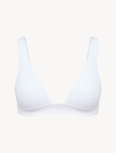 Soft Triangle Bra in White - Online Exclusive