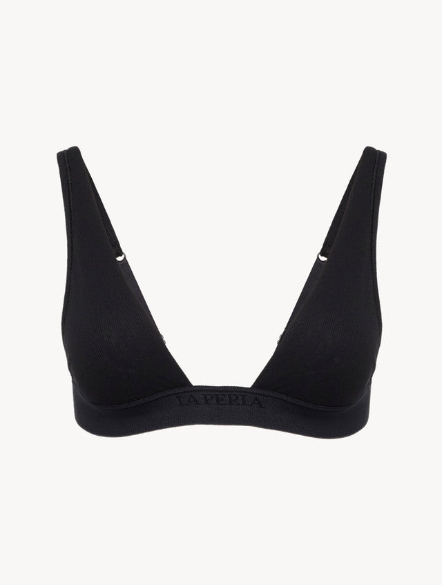 Soft Triangle Bra in Black - Online Exclusive
