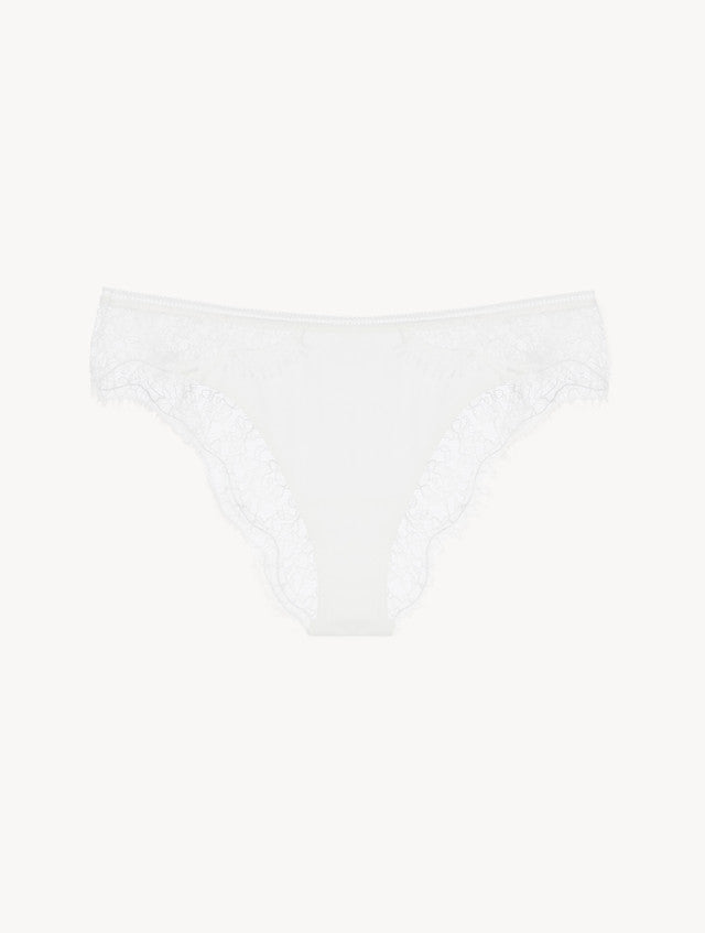Lace Brazilian Briefs in Natural