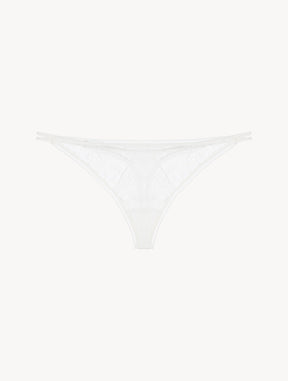Lace Thong in Natural
