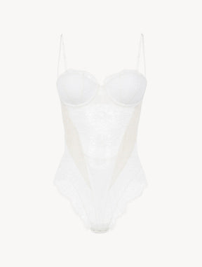 Lace Bodysuit in Natural
