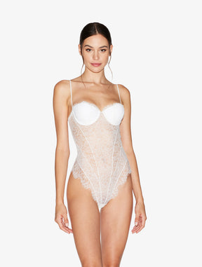 Lace Bodysuit in Natural