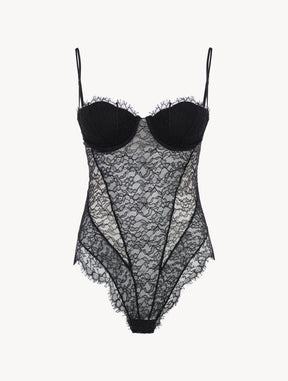 Lace Bodysuit in Onyx