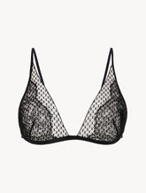 Triangle Bra with Leavers Lace