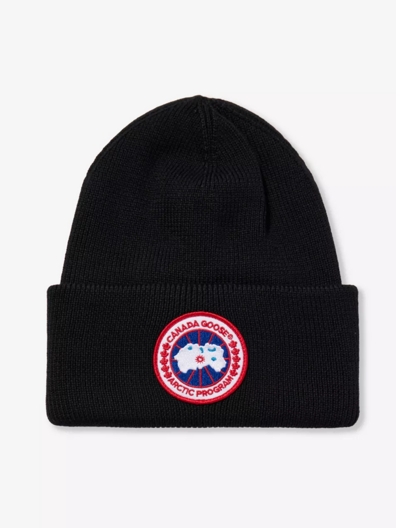 CANADA GOOSE ARCTIC DISC BEANIE BLACK