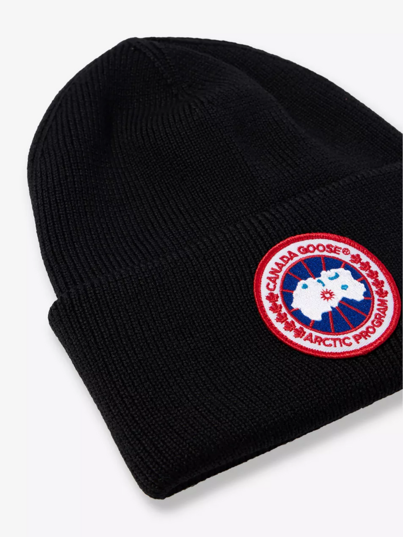 CANADA GOOSE ARCTIC DISC BEANIE BLACK