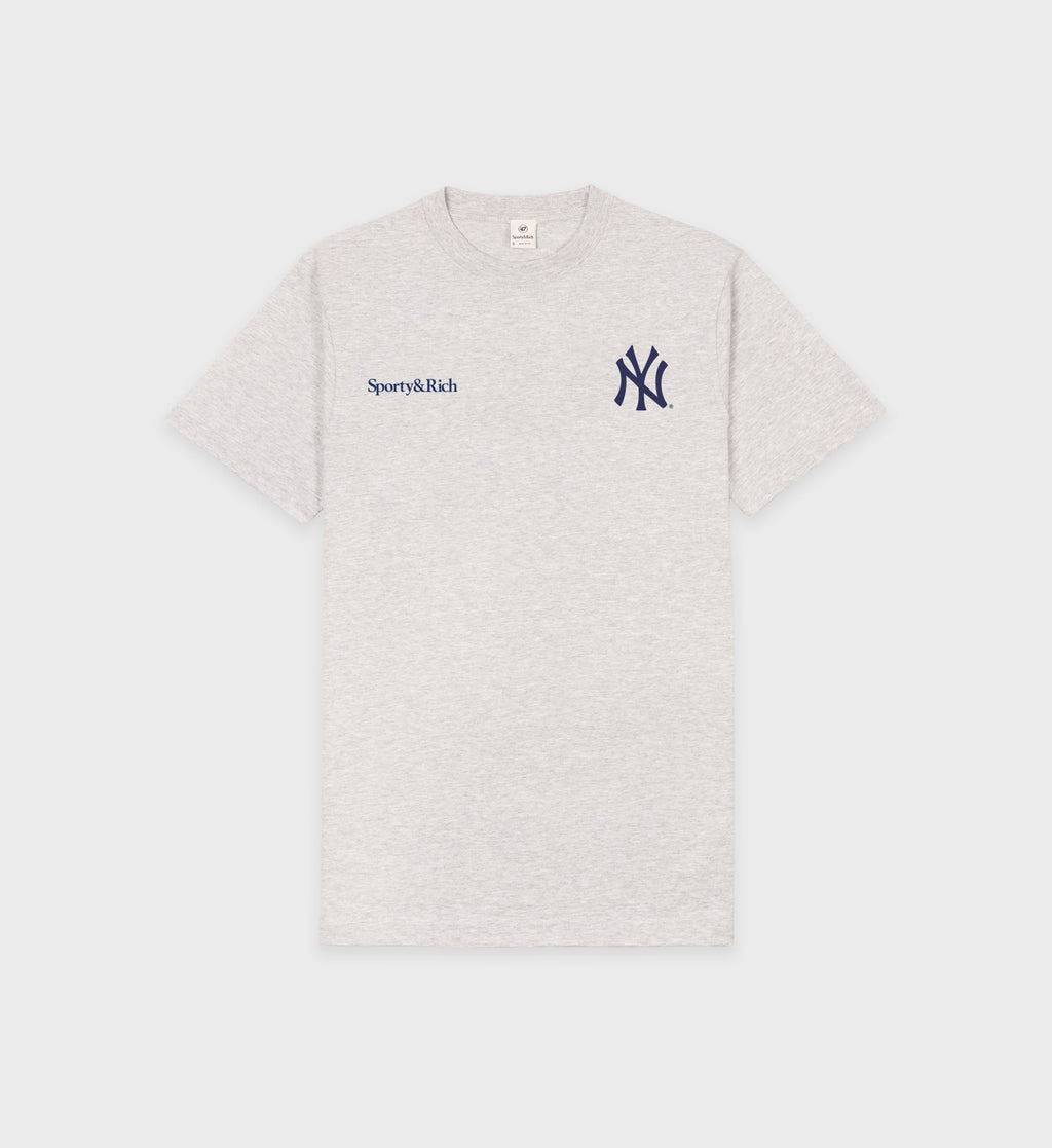 Slugger T-Shirt - Heather Gray/Navy