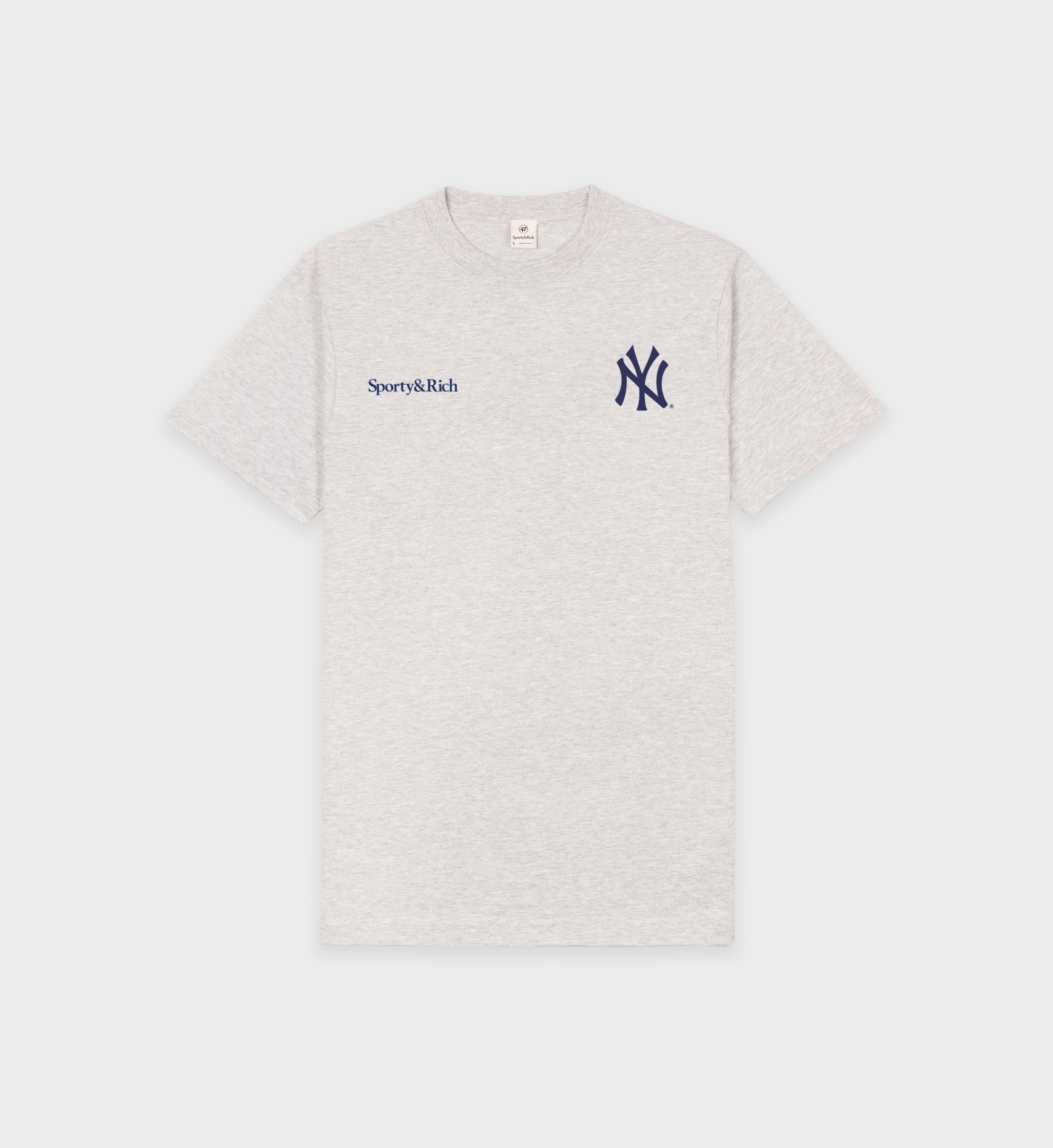 Slugger T-Shirt - Heather Gray/Navy