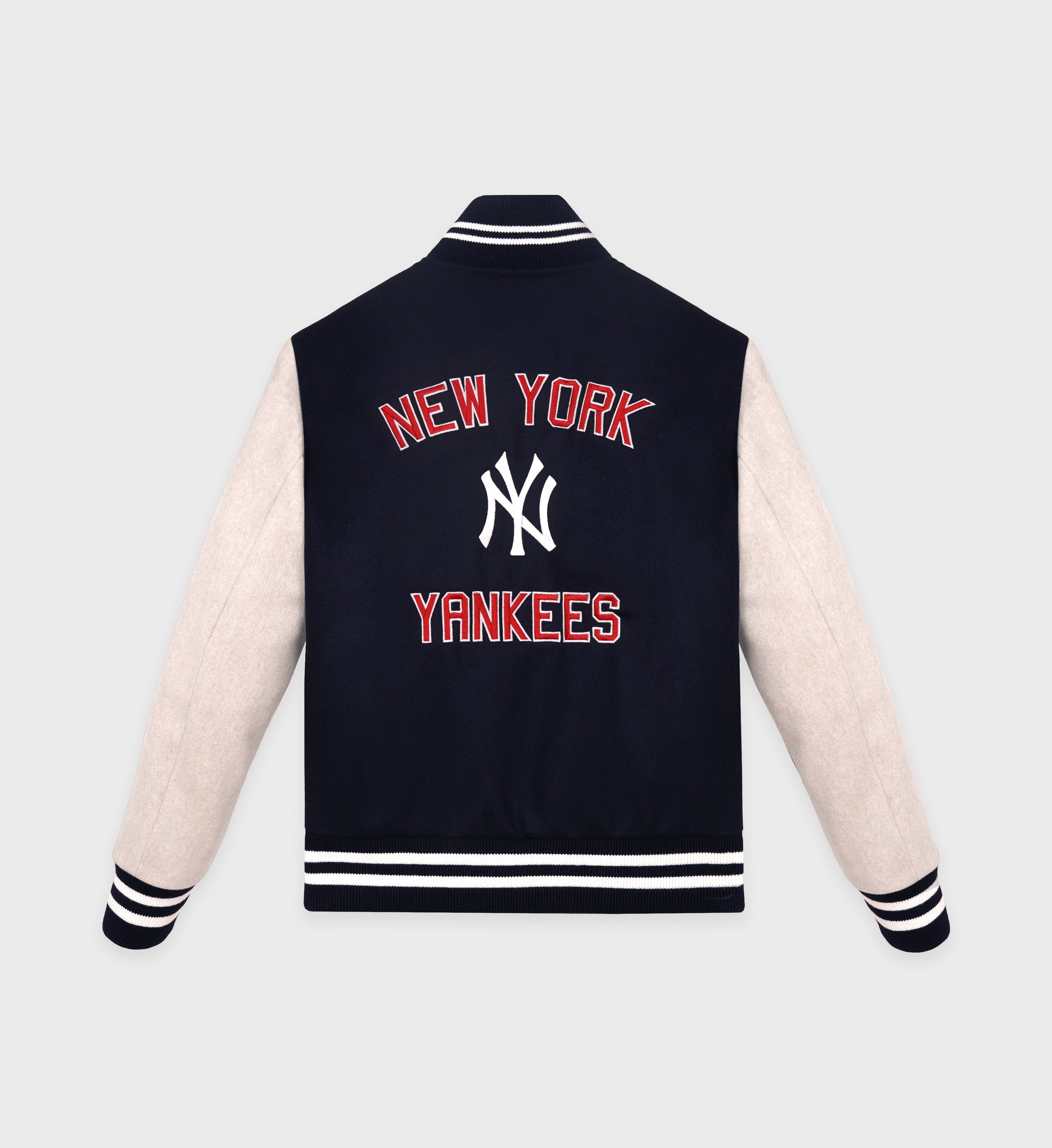 Homerun Wool Varsity Jacket - Navy/Cream