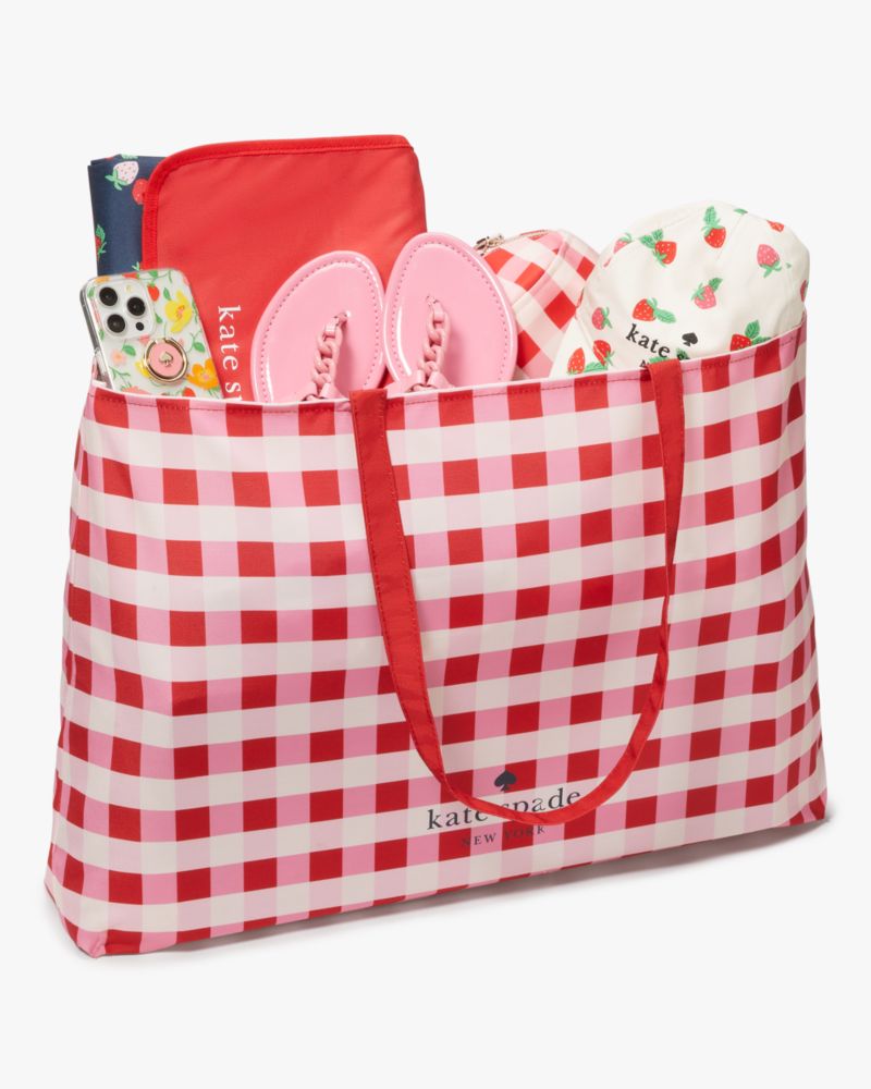 Gingham Tote
