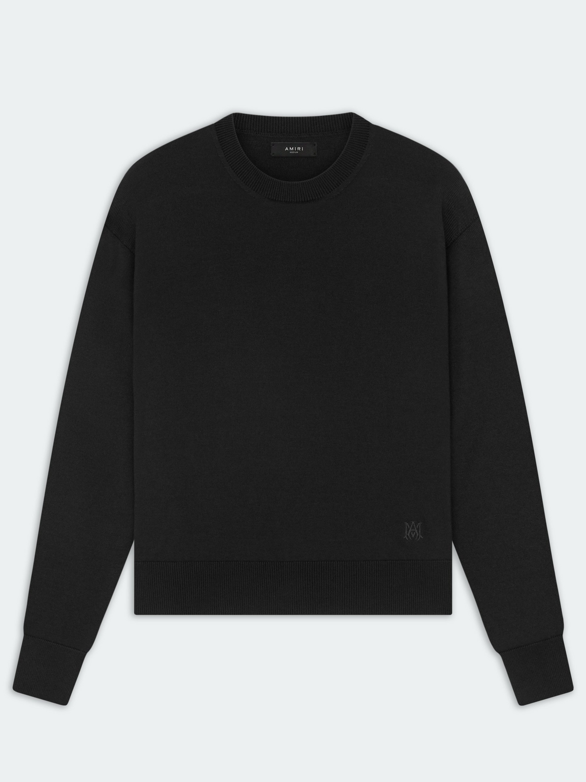 AMIRI CLASSIC CREW NECK SWEATER BLACK