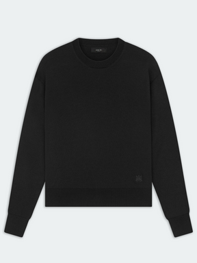 AMIRI CLASSIC CREW NECK SWEATER BLACK