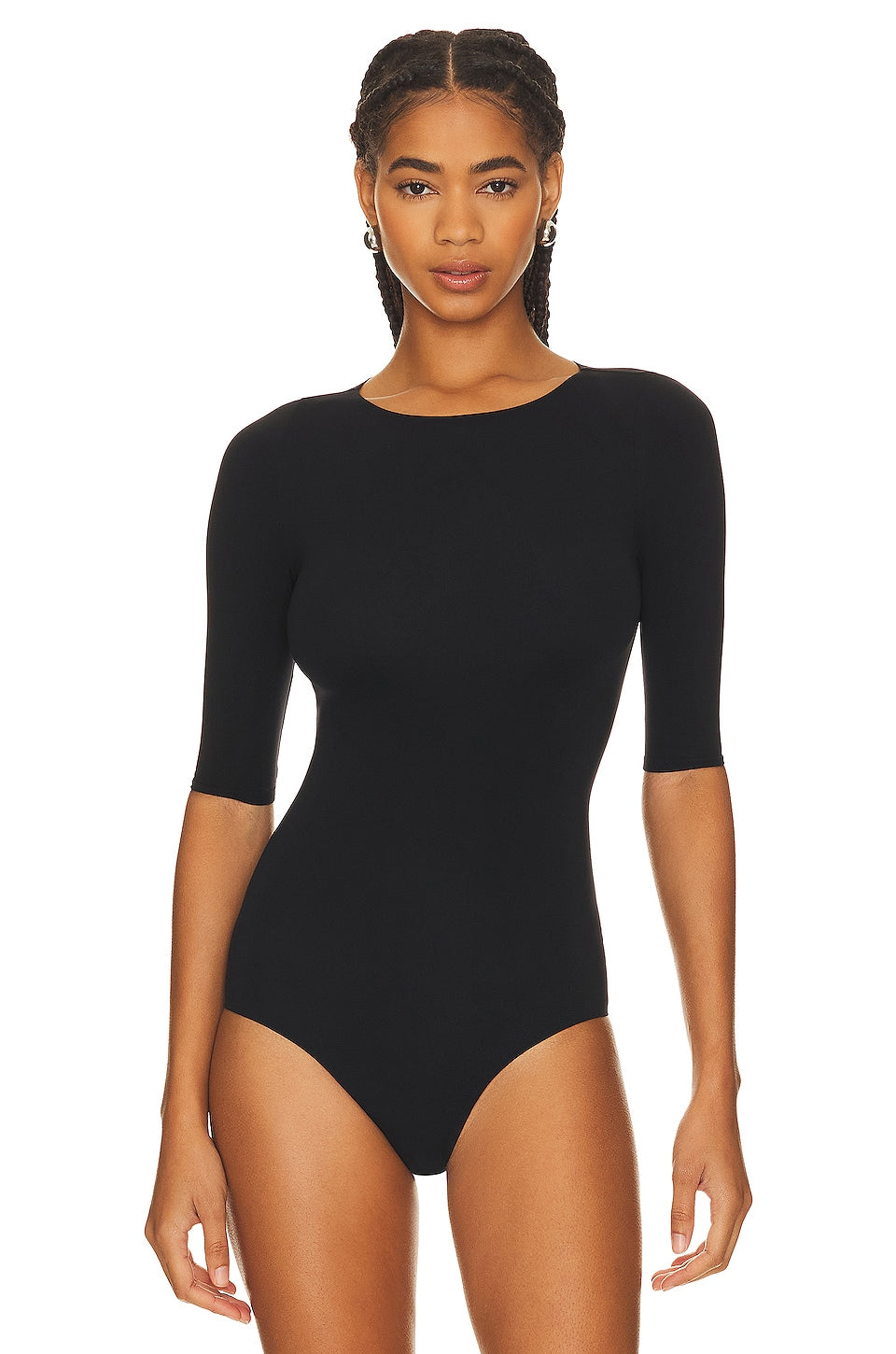Commando Ballet Boatneck Bodysuit in Black