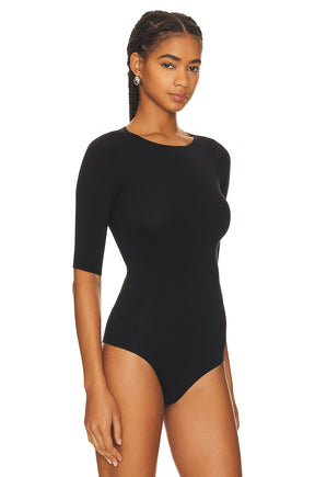 Commando Ballet Boatneck Bodysuit in Black